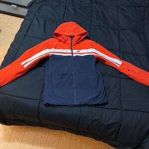 J.Lindeberg Red and Navy Performance Jacket